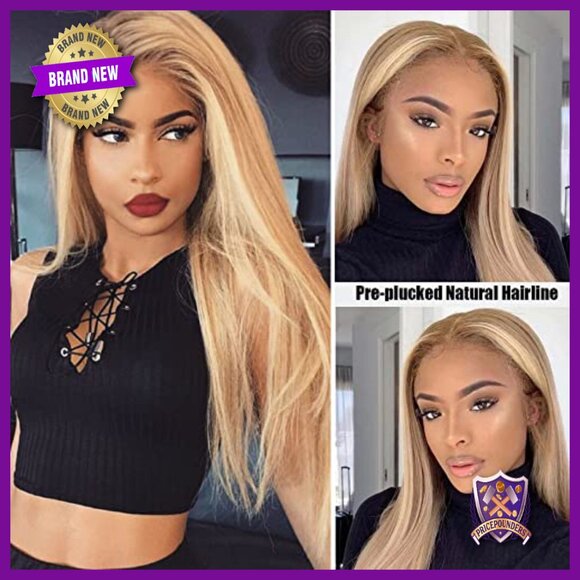 13x4 Lace Front Human Hair Wig Pre Plucked Glueless 150% Density main image 5